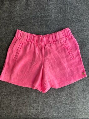NWT Lilly Pulitzer Lilo Short 4” Linen Shorts Prosecco Pink 005305 $68 XS